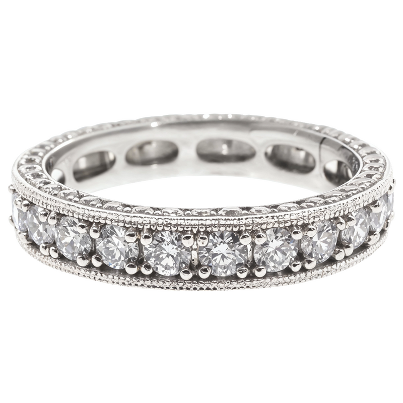Platinum Diamond Eternity Band