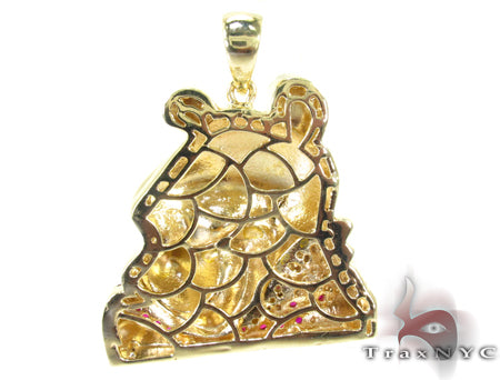 10K Gold Custom Winnie the Pooh Pendant, photo 10 of 11