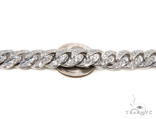 Prong Diamond Cuban Chain 30 Inches 13mm 39810 - Image 4