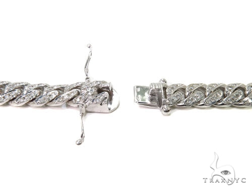 Prong Diamond Cuban Chain 30 Inches 13mm 39810 - Image 5