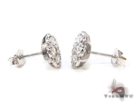 14K Gold Prong Diamond Earrings, photo 5 of 7