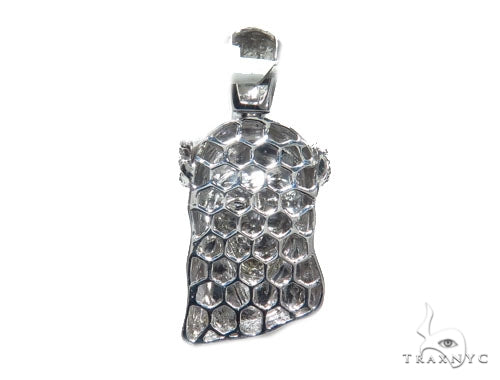10K Prong Diamond Jesus Piece, photo 4 of 7