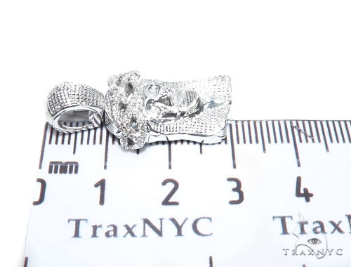 10K Prong Diamond Jesus Piece, photo 7 of 7
