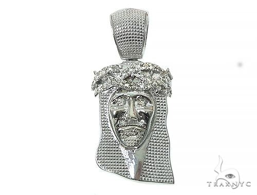 Prong Diamond Jesus Piece 41607 - Image 1