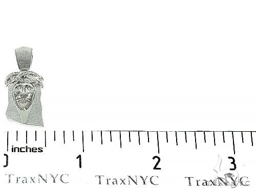 Prong Diamond Jesus Piece 41607 - Image 5