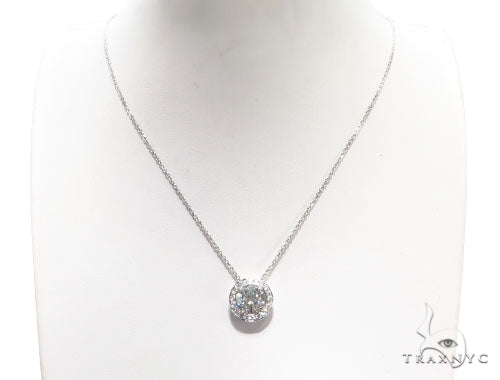 Prong Diamond Necklace 42638 - Image 7