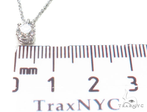 Prong Diamond Necklace 43164 - Image 4