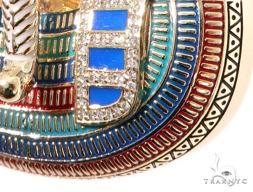 14K Gold Pharaoh King Tut Pendant, photo 13 of 13