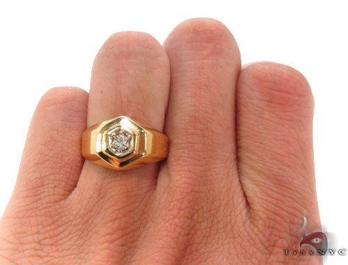 14K Gold Prong Diamond Ring, photo 6 of 6