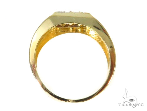 10K Gold Classy Square Ring, photo 6 of 7