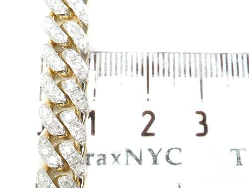 Prong Miami Cuban Diamond Chain 30 Inches 9.5mm 64495 - Image 8