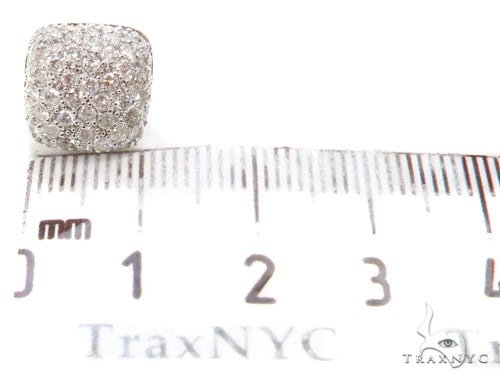 14K Gold 1.5 Ctw Diamond Prong Pillow Single Earring, view 6