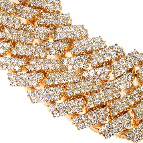 14K Gold miami cuban chain, 15 mm, photo 4 of 6