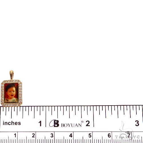 Rectangular Diamond Photo Pendant 68591 - Image 5