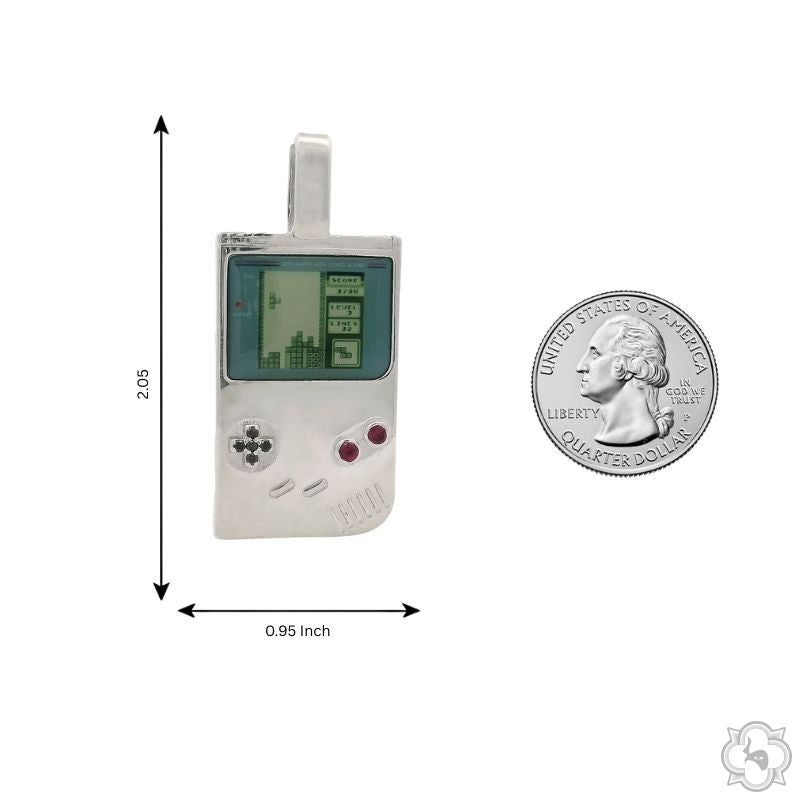 Retro Player Pendant .925 Silver, photo 7 of 7