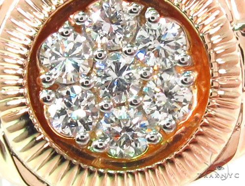 14K Rose Gold Timepiece Solitaire Band, photo 3 of 7