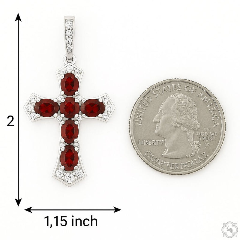 Royal Flame Cross .925 Silver, photo 8 of 8