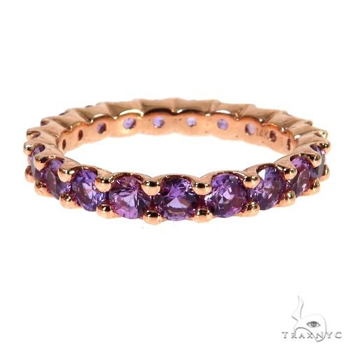 Royal Pink Sapphire Eternity Ring 67902 - Image 1