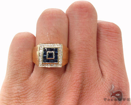 14K Gold Royal Sapphire Ring, photo 7 of 7