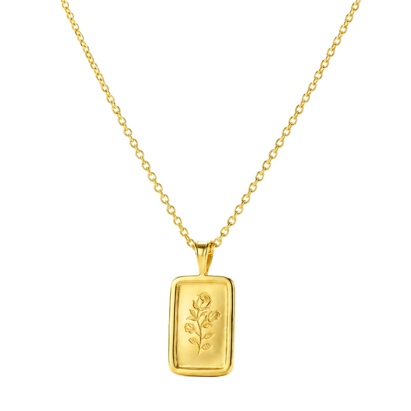 Royal Mint Rose Set in 14K gold
