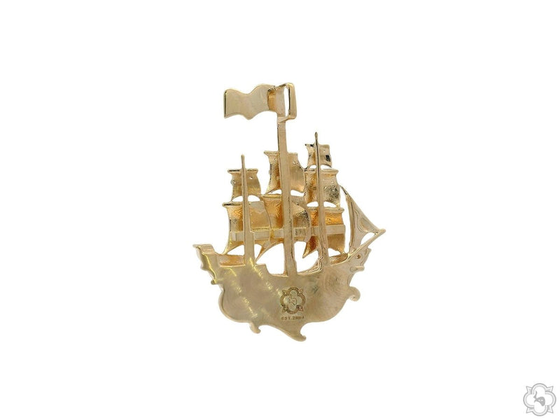 Sailboat Diamond Pendant 70677 - Image 5