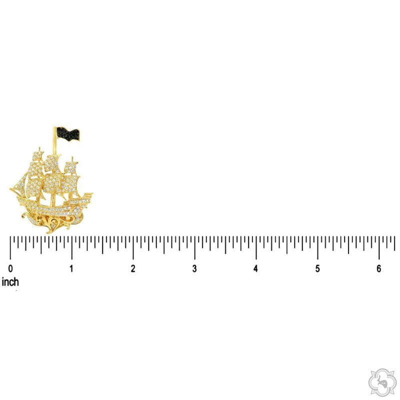 Sailboat Diamond Pendant 70677 - Image 6