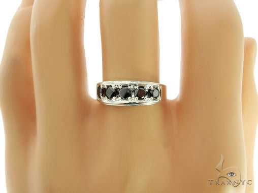Silver Black Diamond Ring, photo 7 of 9