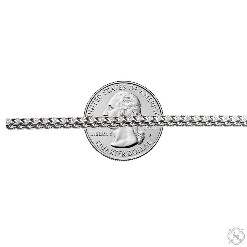 .925 Silver franco chain, photo 4 of 5