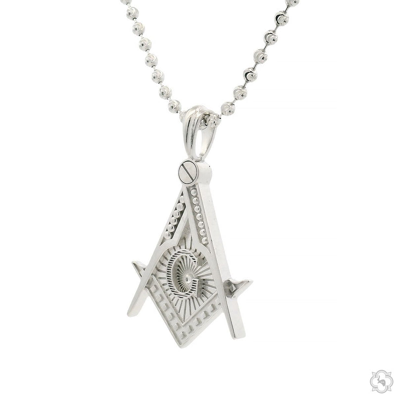 Silver Masonic Emblem Pendant - Large, photo 4 of 10