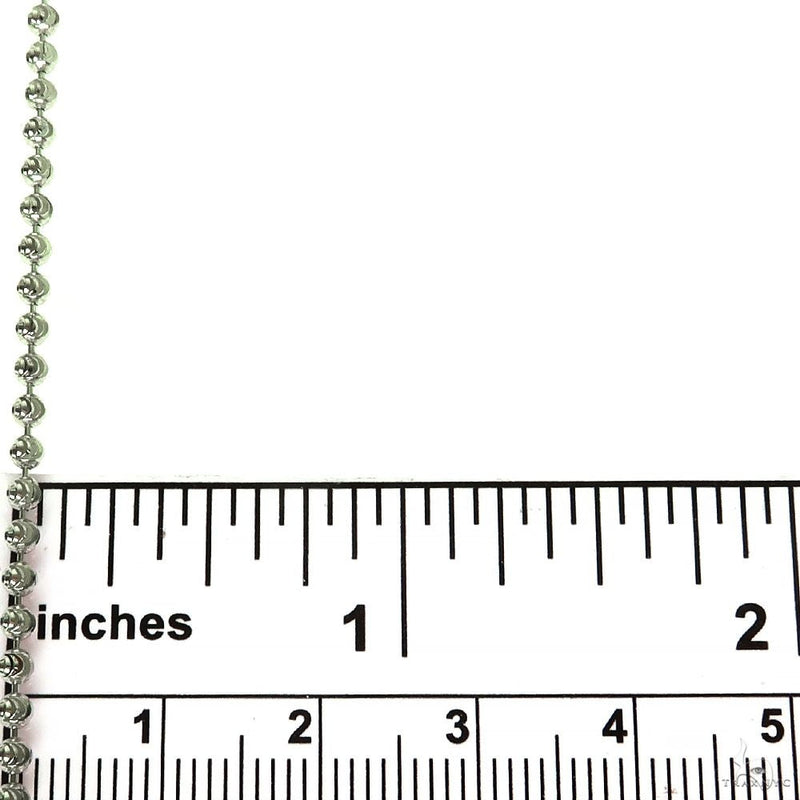 .925 Silver moon cut chain, 3 mm, photo 6 of 6