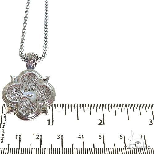 SOLD OUT! Silver Trax Logo Pendant Set With Franco Chain, photo 5 of 6