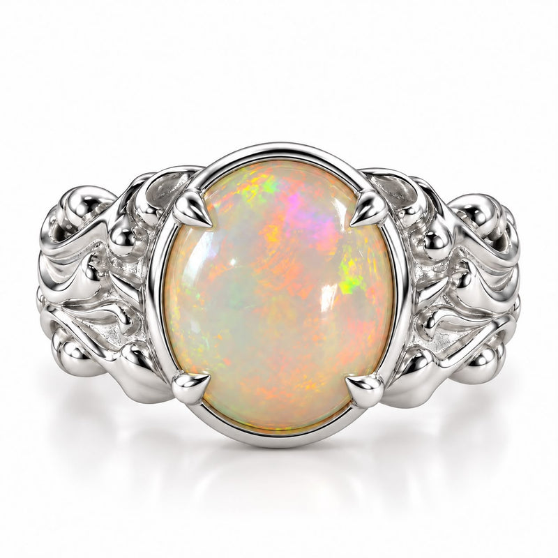 Silver Starry Night Ring