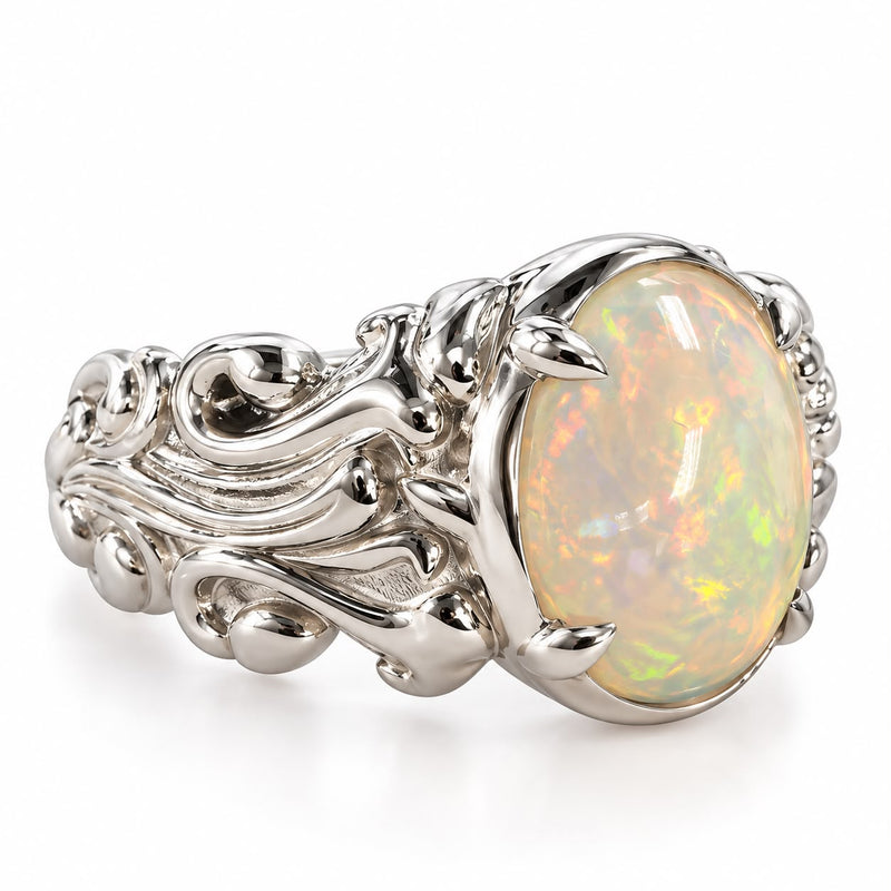 Silver Starry Night Ring, view 3