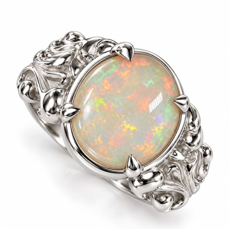 Silver Starry Night Ring, view 4