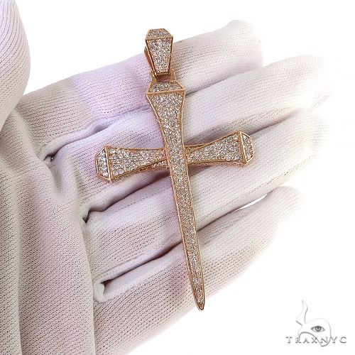 Small Diamond Nail Cross 68773 - Image 7