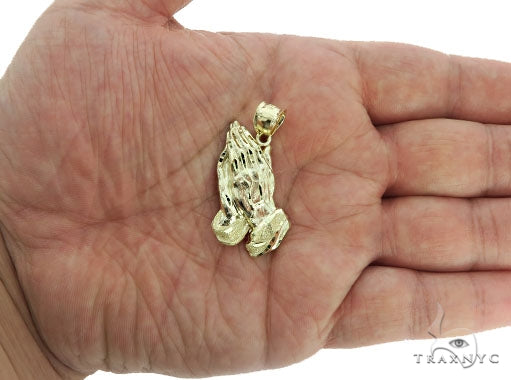 Golden Prayer Pendant 1 in 10K Gold, photo 5 of 8