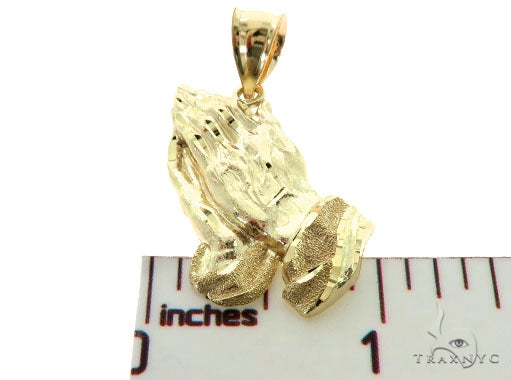 Golden Prayer Pendant 1 in 10K Gold, photo 6 of 8