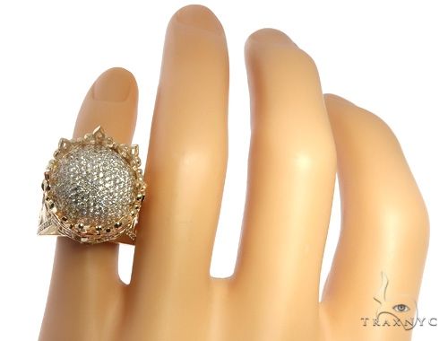 14K Gold Small Royal Crown Ring, photo 3 of 13