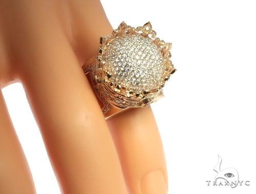 14K Gold Small Royal Crown Ring, photo 5 of 13