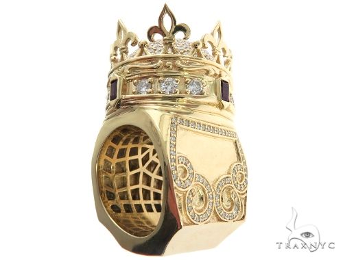 14K Gold Small Royal Crown Ring, photo 13 of 13