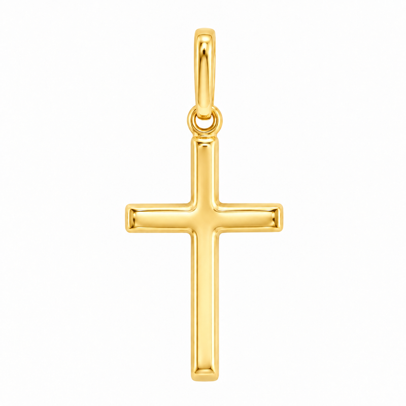 Small 14k Gold Cross Pendant