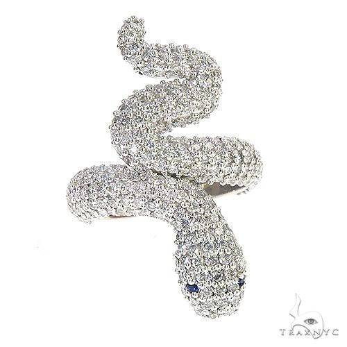 Snake Diamond Ring 67209 - Image 2