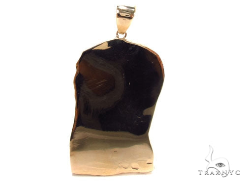 Solid 10K Gold Jesus Pendant, photo 4 of 7