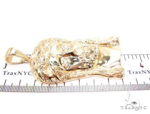 Solid 10K Gold Jesus Pendant, photo 6 of 7