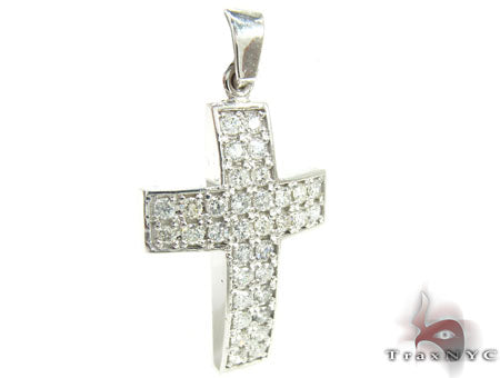 14K Gold Solid Arctic Cross Crucifix, photo 2 of 9