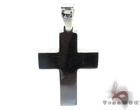 14K Gold Solid Arctic Cross Crucifix, photo 5 of 9