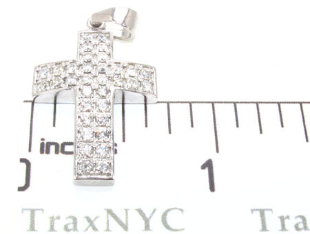 14K Gold Solid Arctic Cross Crucifix, photo 8 of 9