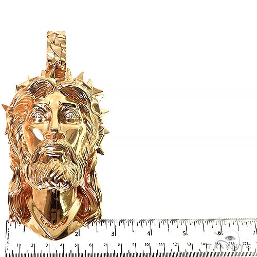 Spikes Crown Jesus Head Pendant Large 69148 - Image 6