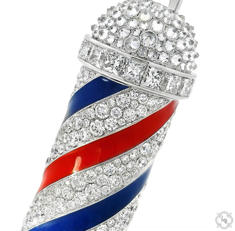 Spin Fade Barber Pole Pendant 70553 - Image 3