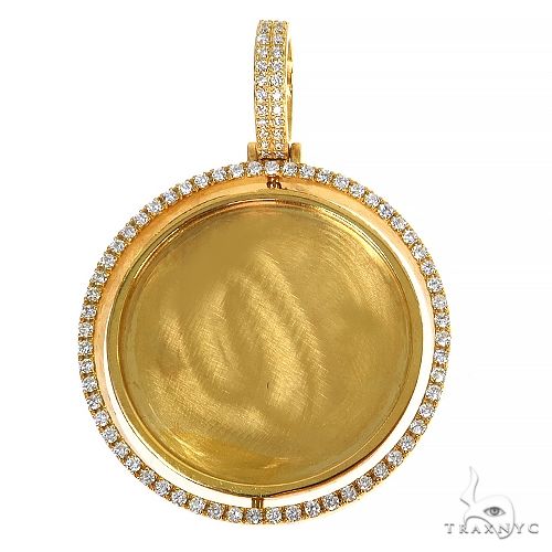 Spinning Double Side Photo Pendant 68359 | TraxNYC